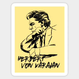 Herbert von Karajan Sticker